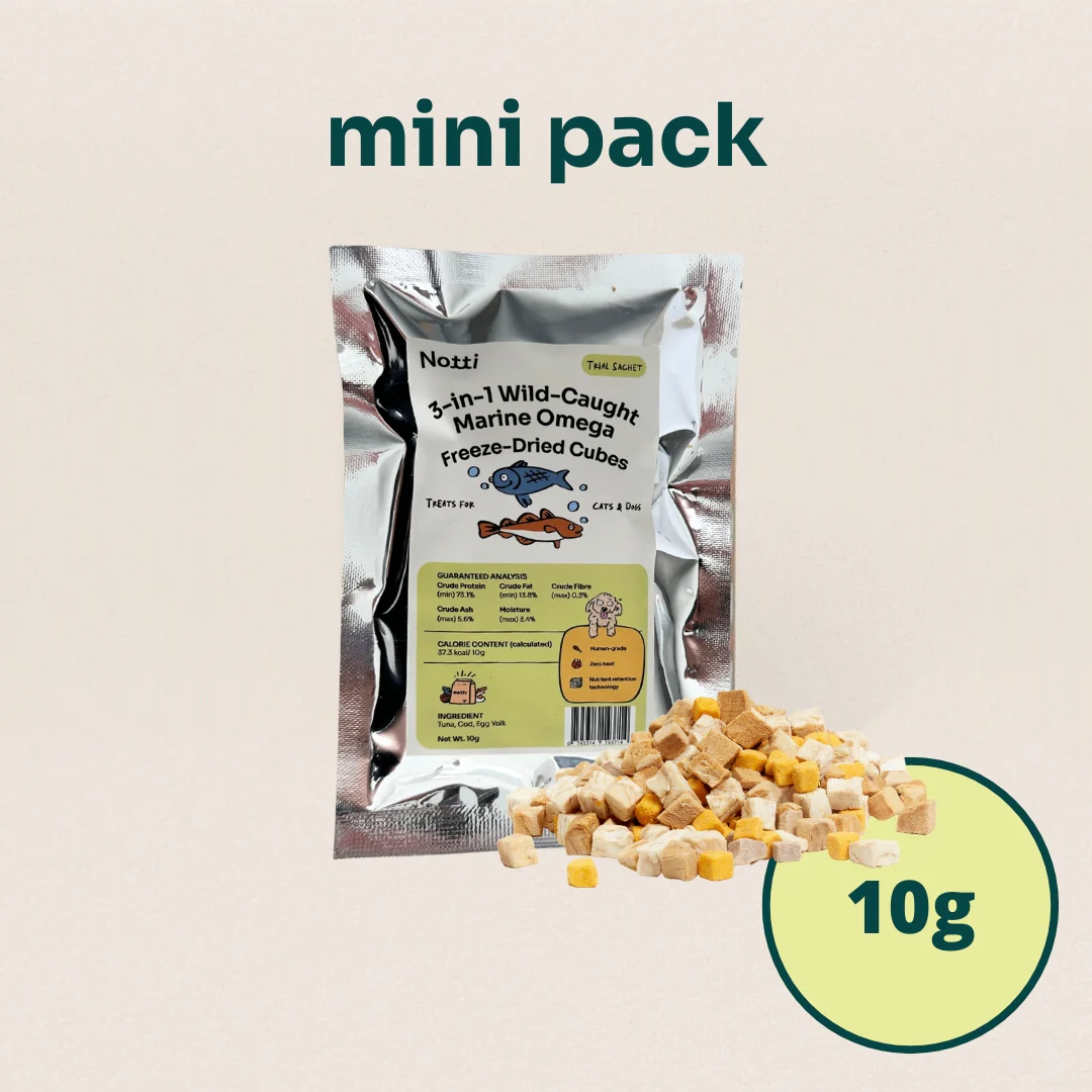 (10g) 3-in-1 Wild-Caught Marine Omega Freeze-Dried Cubes Trial Pack