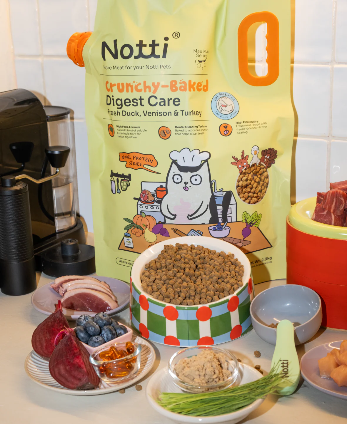 Crunchy-Baked Digest Care Fresh Duck, Venison & Turkey - Image 14