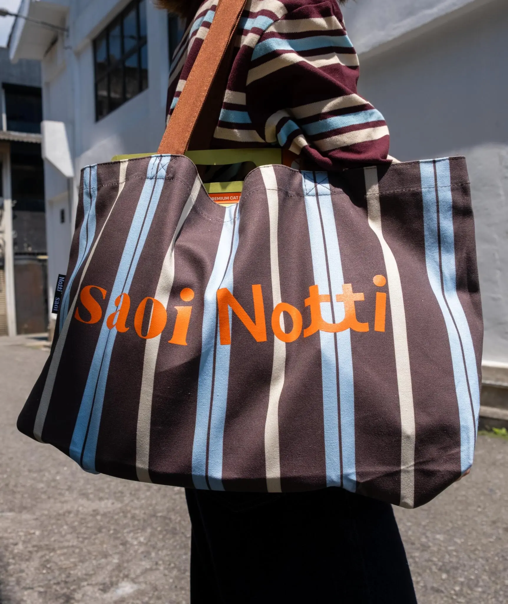 Saoi Notti Cotton Shopper Tote - Image 4