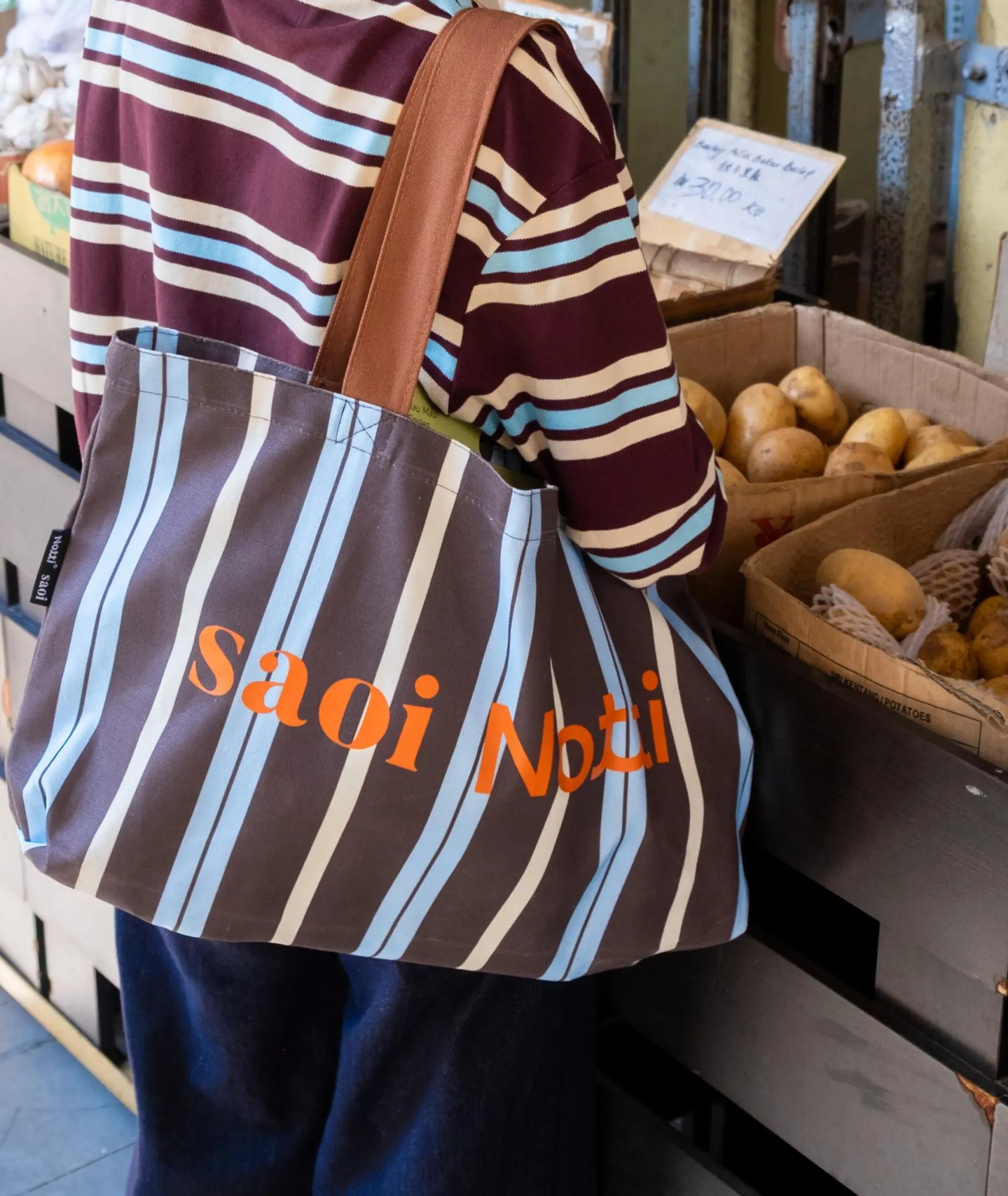Saoi Notti Cotton Shopper Tote - Image 6